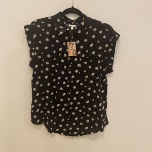 COPY - Brand new with tags Self esteem camp shirt size S, button up, sleeveless